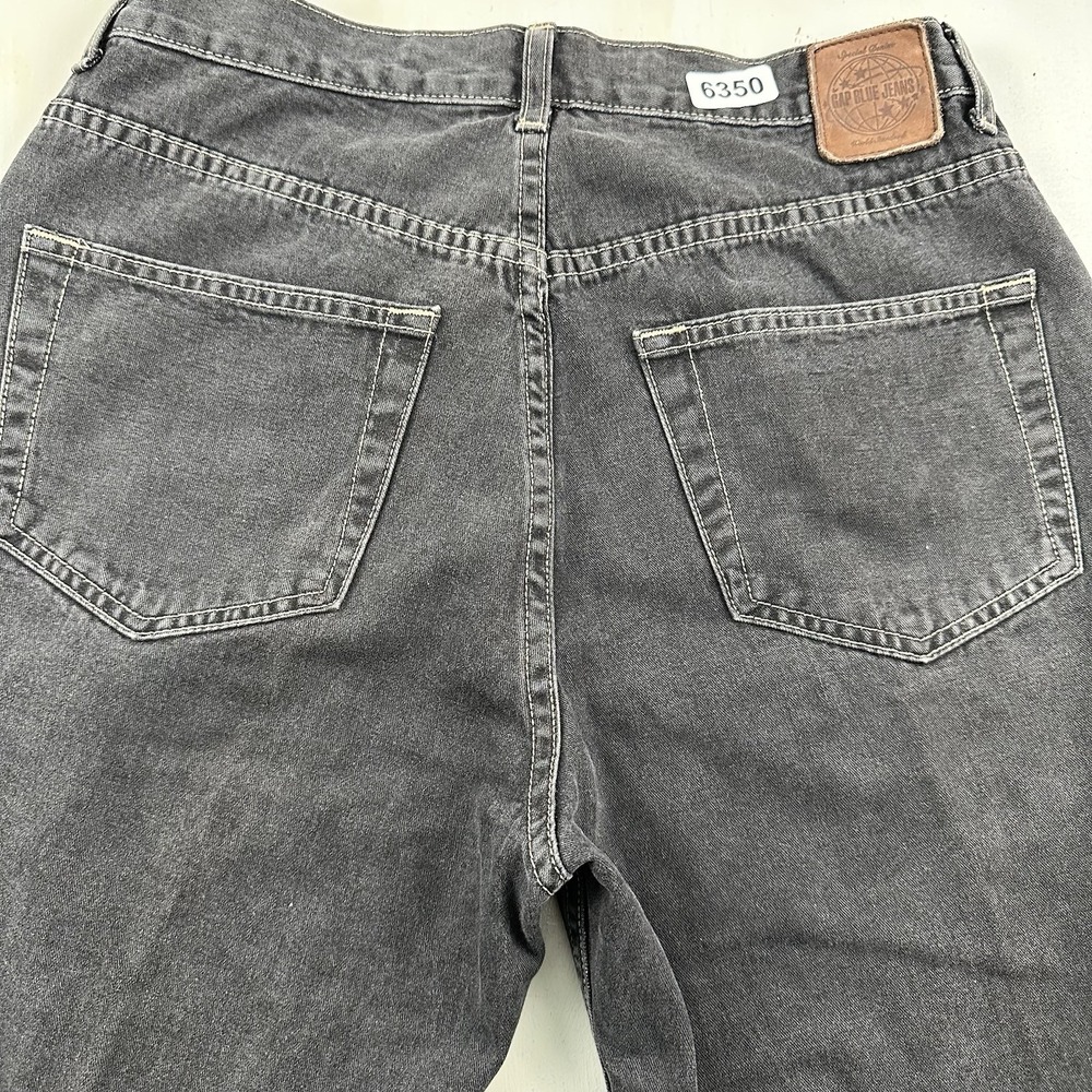 VTG Gap No. 8 RLX Relaxed Fit Jeans Men 30x30 Black Y2K 90s Cotton 174018-00-1